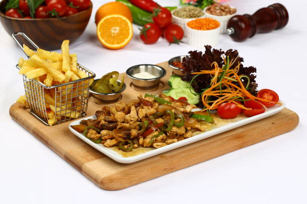 istock Chicken with sauce and pepper vegetable 962341092