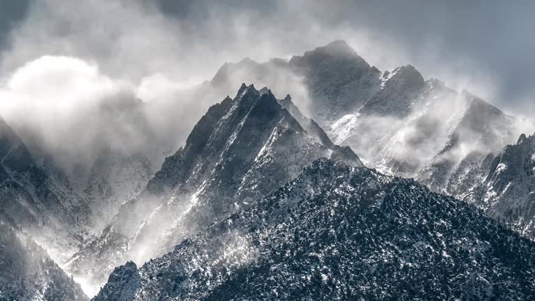 Mountain top timelapse 4k