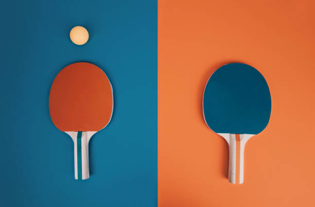 istock Table tennis or ping pong rackets 962357832