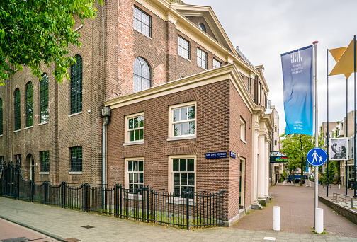 Amsterdam May 18 2018 - Jewish historic museum on the Nieuwe Amstelstraat in the old Jewish quarter of Amsterdam