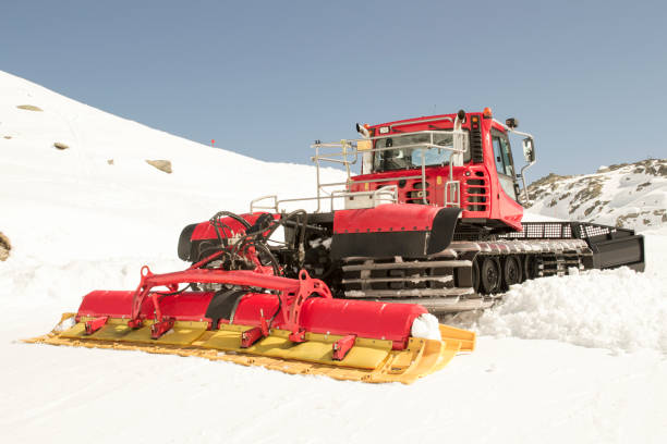 istock Cleaning snow at the mountains. 962362622