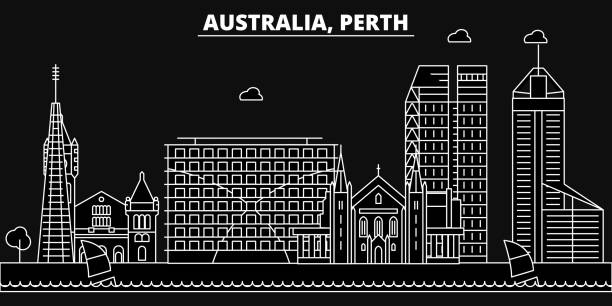 Perth Icon Building 130+ Perth City Skyline Stock Illustrations, Royalty-Free Vector ...