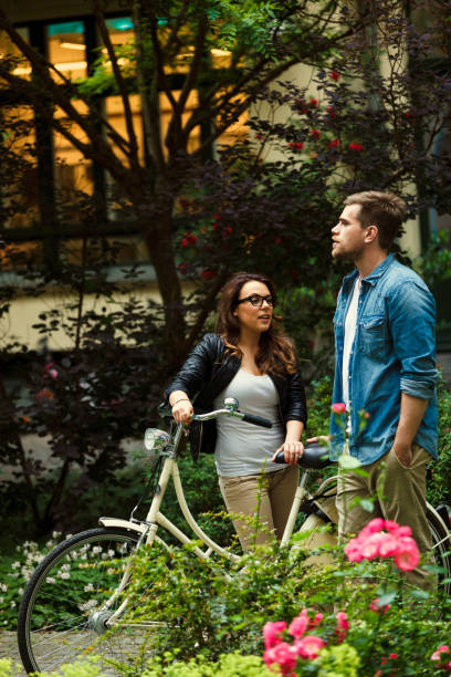 istock Affectionate Couple Dating In Garden 962379444