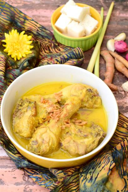 istock Chicken cooked in coconut milk and spices 962387754