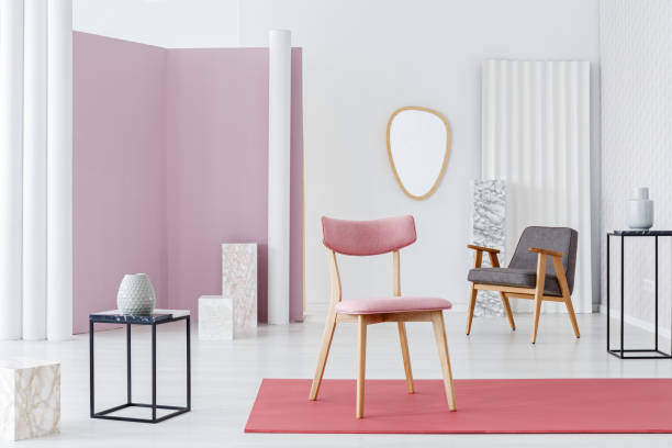 istock Pink chair in luxurious interior 962387942