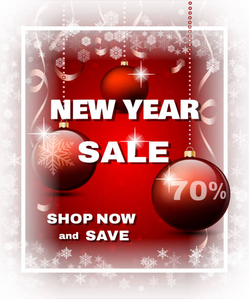 istock New Year Sale design banner to use on mobile devices and desktops 962391102
