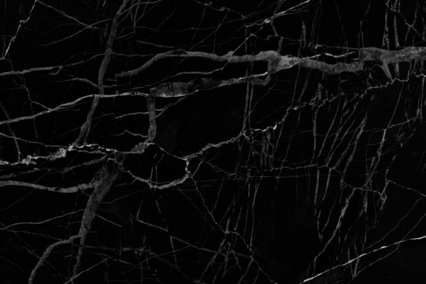 istock Black marble patterned texture background. abstract natural marble black and white for design. 962391876