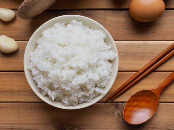 istock Asian food White rice and vegetables 962400204