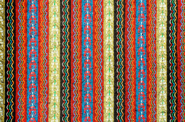 istock Tablecloth background with simple embroidery stitch. 962403988