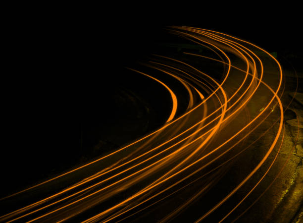 istock Long exposure of traffic at night 962420432