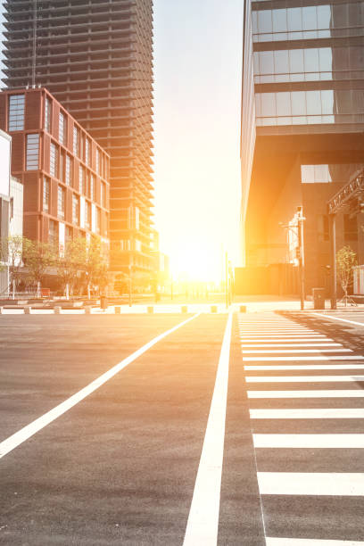 istock Modern city architecture and streets 962420572