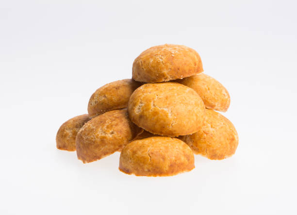 istock Peanut cookies or Chinese traditional peanut cookies on a background 962421530