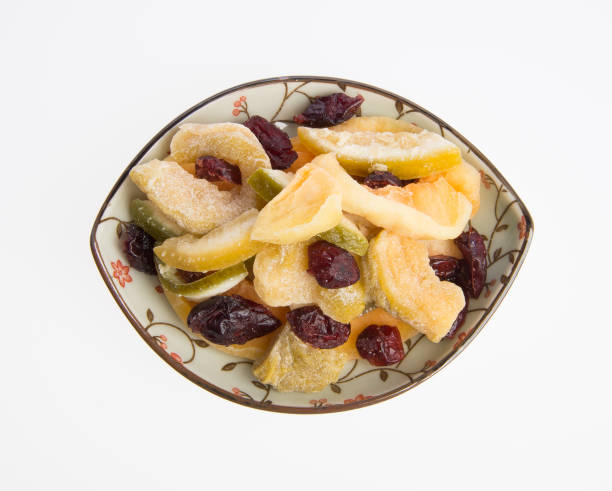 istock Dried fruits or assorted preserved fruits on background 962422476