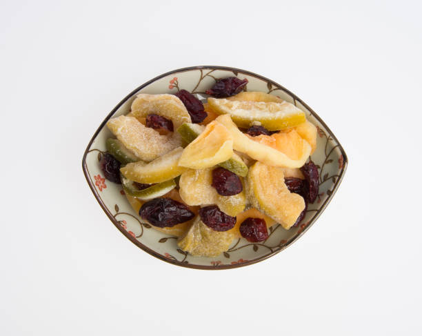 istock Dried fruits or assorted preserved fruits on background 962422480