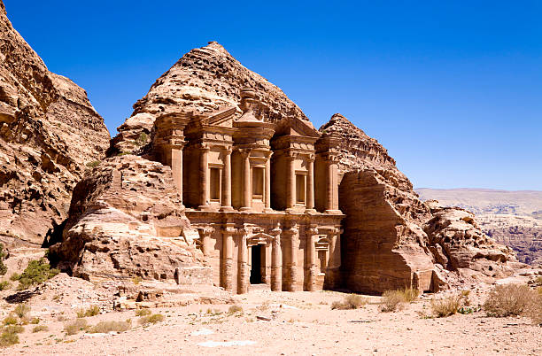 istock The Monastery in ancient city of Petra 96242402