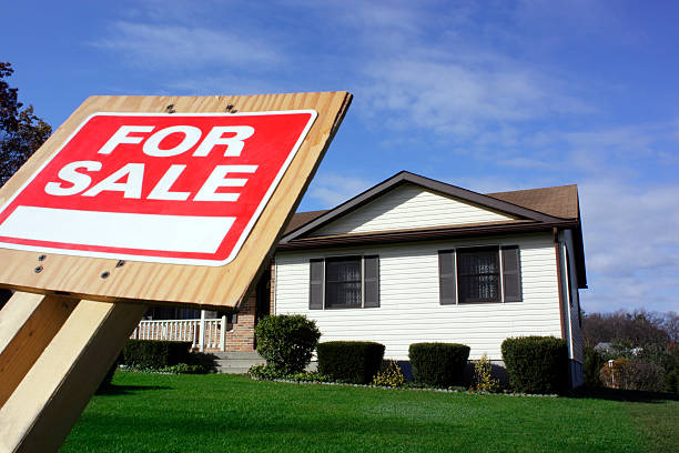 istock For Sale Sign House and Green Grass 96242609