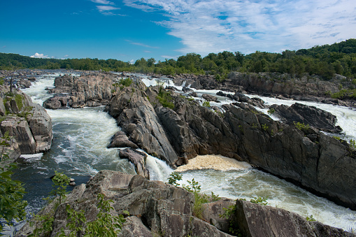 Parque Nacional de Great Falls vistas desde Virginia photo