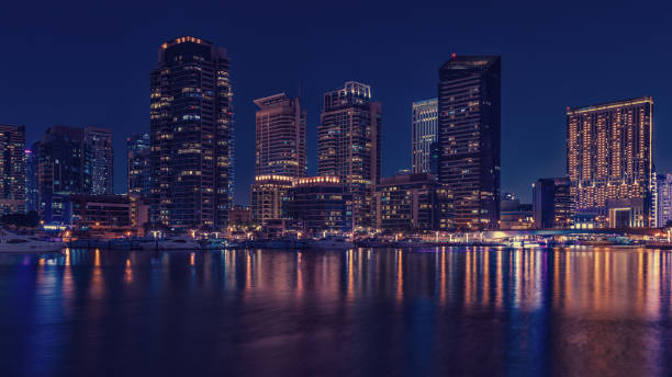 istock Promenade and canal in Dubai Marina 962433944