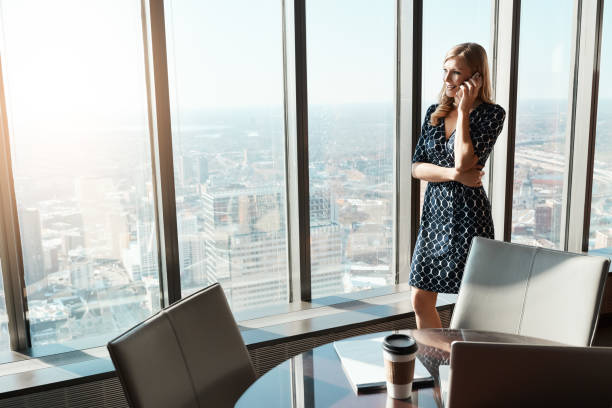 istock And with just one call, she closed the deal 962434528