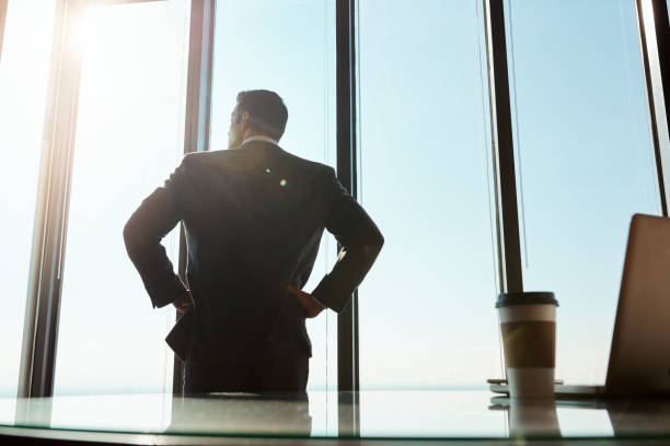 istock He's soaring high in the corporate world 962434782