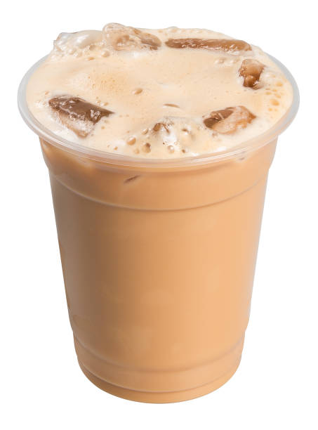 istock Iced tea or coffee with milk on a background 962435518