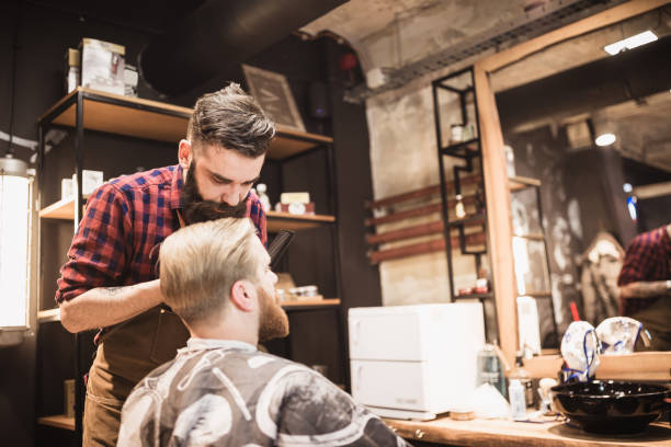 istock Redhead, bearded guy at the barber shop 962440818