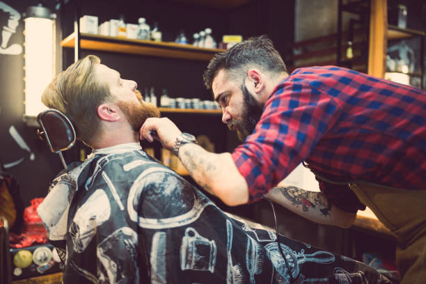 istock Redhead, bearded guy at the barber shop 962440948