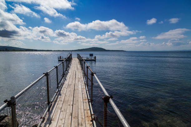 istock Fishing pier in the sea 962446566