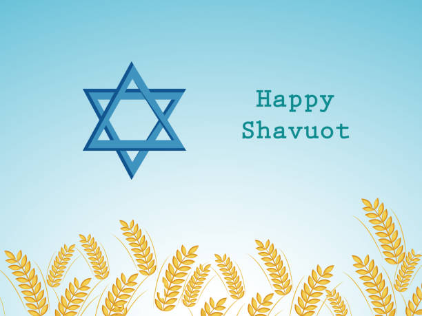 istock illustration of elements of Shavuot Background 962451406