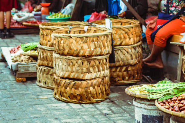 istock Traditional market in Indonesia 962461130