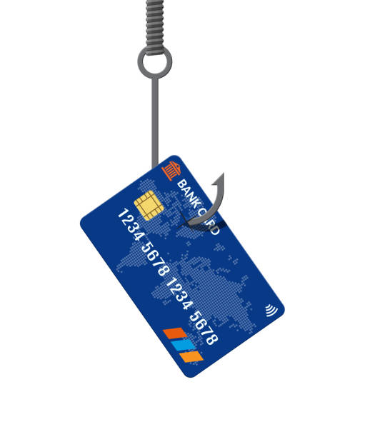 istock Bank card on fishing hook. Money trap concept. 962465692