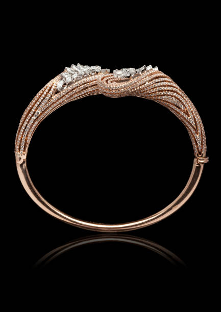 istock Close Up of Diamond Ring having many Diamonds 962465974