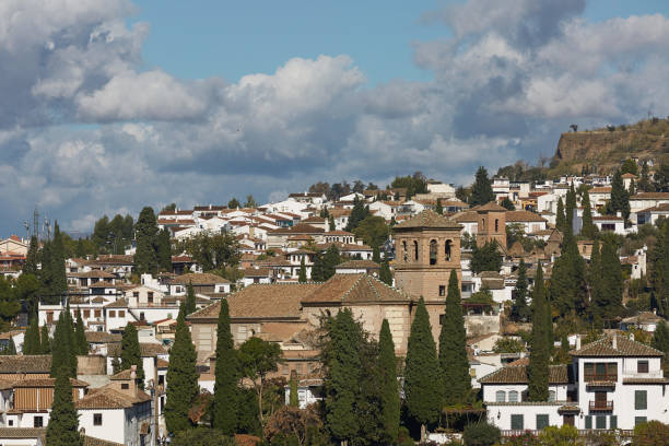 istock Ancient arabic fortress of Alhambra, Granada, Spain 962469746