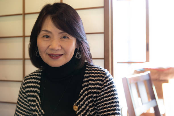 istock Senior Japanese woman posing for picture 962472832
