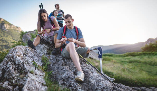 istock Friends hiking the mountains 962482182