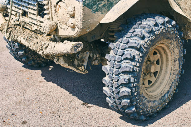 istock Dirty brutal off-road SUV vehicle 962485730