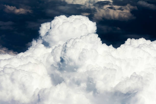 istock view from the plane on cumulus clouds, above the clouds 962489658