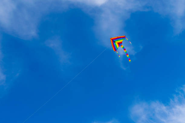 istock Image of Colorful kite flying in the sky 962491752