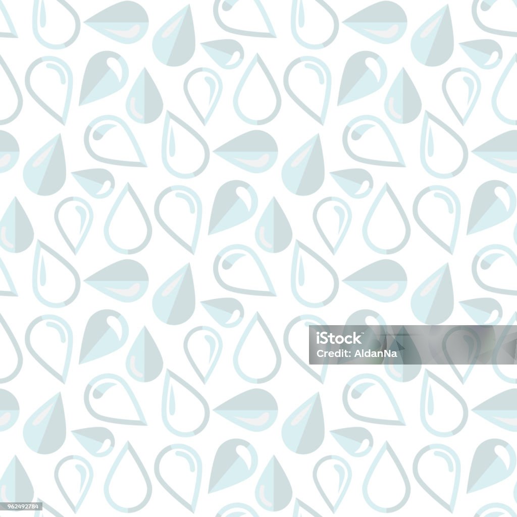 Pattern Drop Shape Vector Drop Pattern Stock Illustration - Download Image Now - Abstract ...