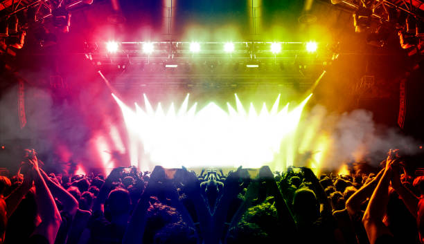 istock Concert crowd in front of a live stage 962496558