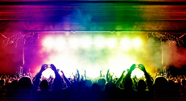 istock Concert crowd in front of a live stage 962496562