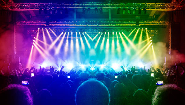 istock Concert crowd in front of a live stage 962496582