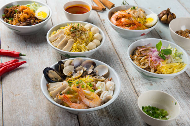 istock various malaysian noodles top up view 962503528
