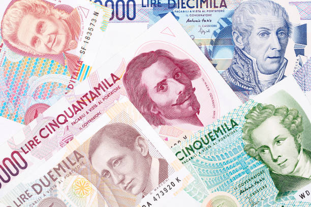 istock Money from Italy, a background 962512986
