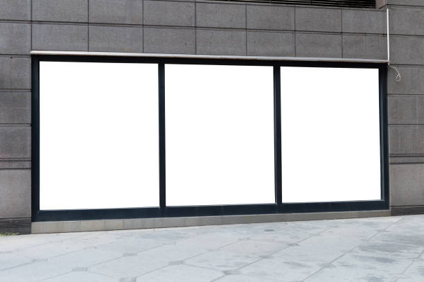istock Shop Boutique Store Front with Big Window and Place for Name 962525134