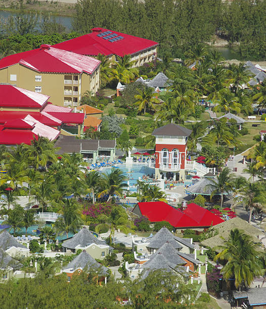 istock luxurious five star beach resort hotel 96253563