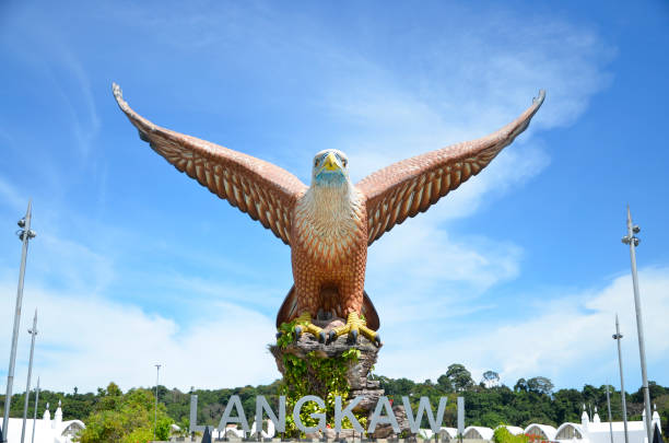 istock Symbolic Eagle Square Statue on Langkawi Island Malaysia 962542520