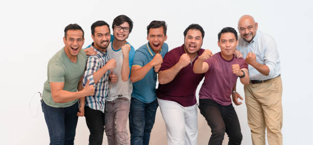 istock Young multi ethnic group of people posing for camera. 962544678