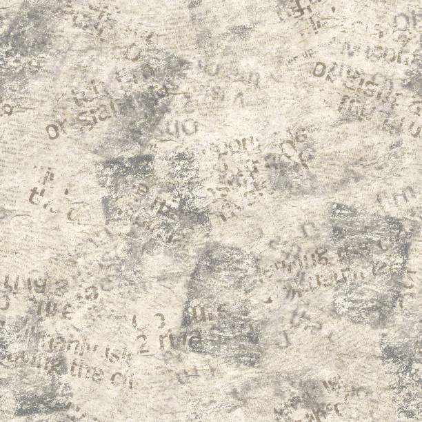 istock Vintage grunge newspaper collage seamless texture 962546342