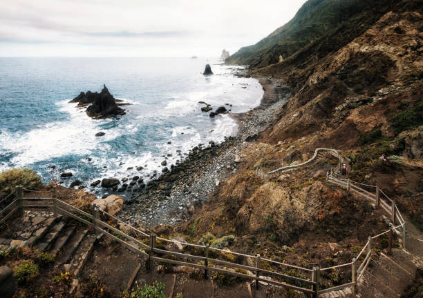 istock Panoramic view of wild Benijo beach, Tenerife 962546718
